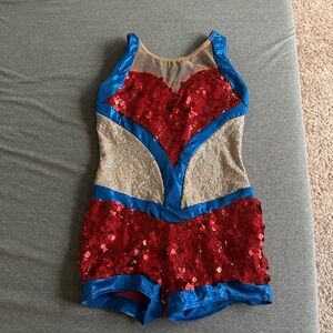 Kids Superhero Costume - Red and Blue